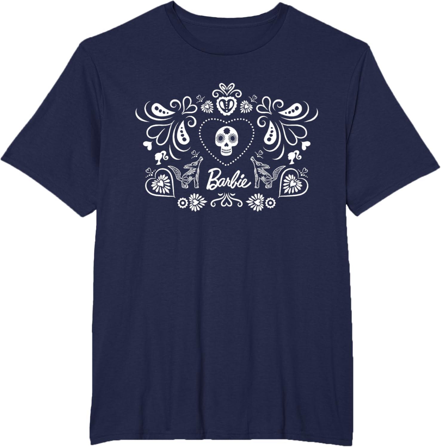 imageBarbie Da De Muertos TShirtNavy Blue