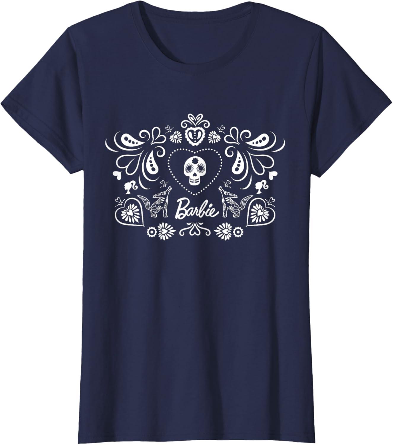 imageBarbie Da De Muertos TShirtNavy Blue