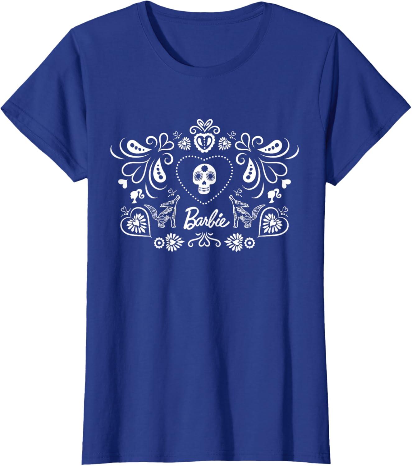 imageBarbie Da De Muertos TShirtRoyal Blue