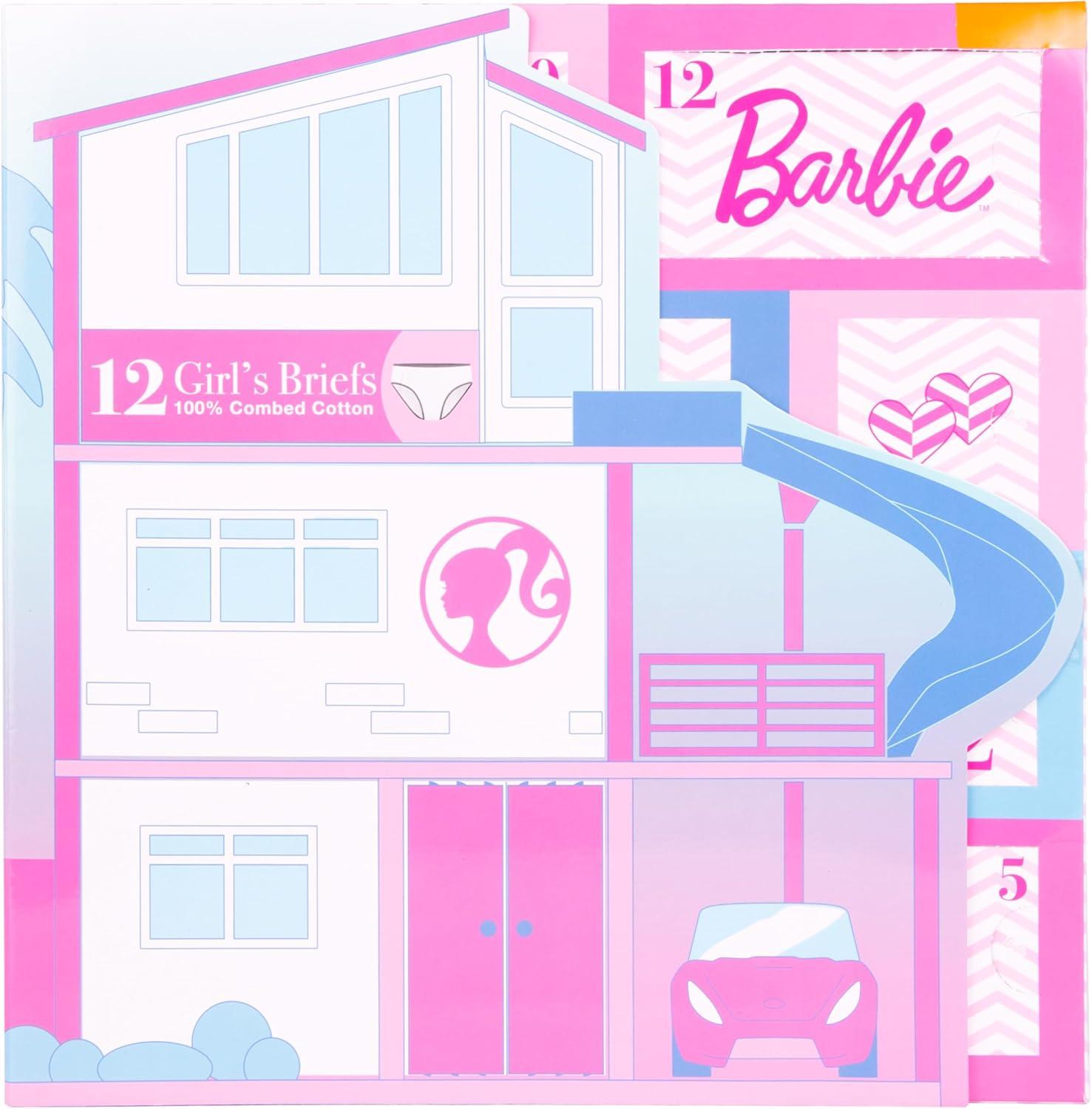 imageBarbie Girls Amazon Exclusive Underwear Multipacks with Dreamhouse Advent Calendar Option 23t1012pack Advent Calendar
