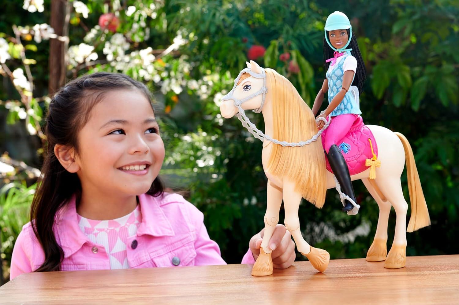 imageBarbie Malibu Doll ampamp Accessories from Mysteries The Great Horse Chase Includes Fashion Doll Removable Riding Outfit ampamp HelmetBrooklyn