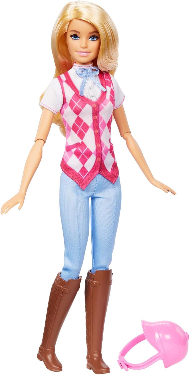 imageBarbie Malibu Doll ampamp Accessories from Mysteries The Great Horse Chase Includes Fashion Doll Removable Riding Outfit ampamp HelmetMalibu