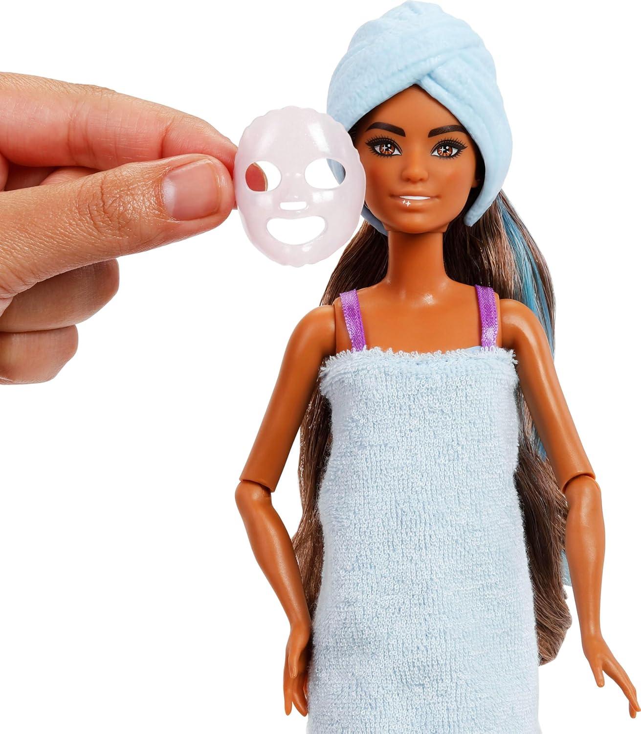 imageBarbie Party Unboxed Doll ampamp Accessories Glam Party Series with 10 Surprises Including ColorChange Red Sparkle DollPurple