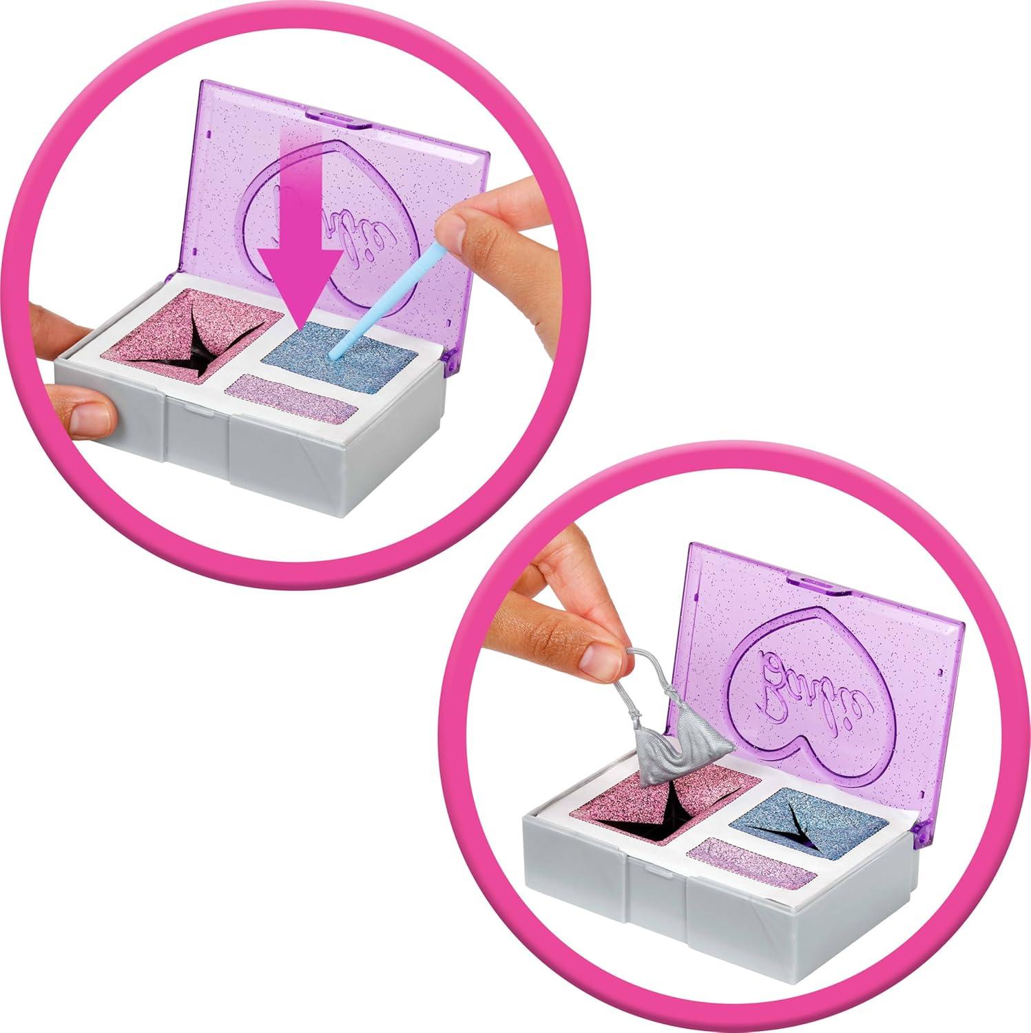 imageBarbie Party Unboxed Doll ampamp Accessories Glam Party Series with 10 Surprises Including ColorChange Red Sparkle DollPurple