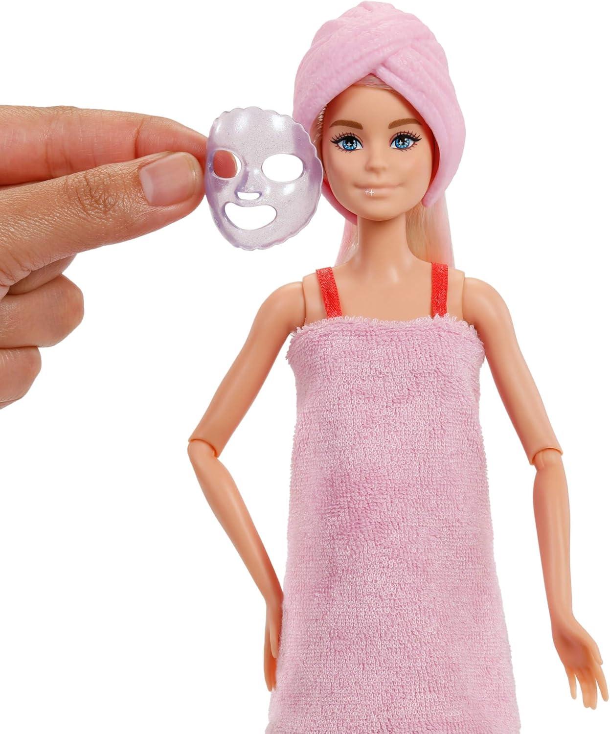 imageBarbie Party Unboxed Doll ampamp Accessories Glam Party Series with 10 Surprises Including ColorChange Red Sparkle DollRed