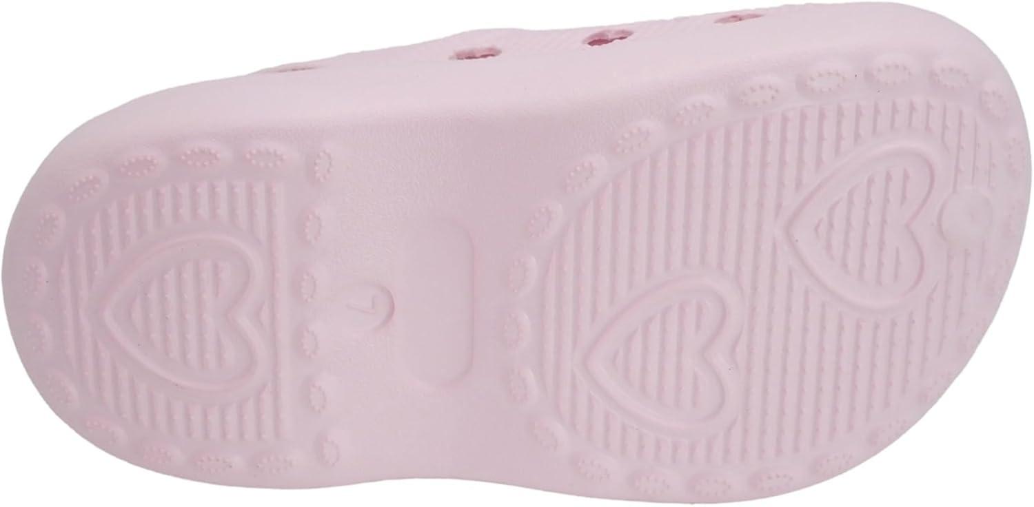 imageBarbie Toddler Girls Lightweight SlipOn Clogs  Adjustable Strap Summer Shoes for Kids  WaterFriendly Play SandalsMedium Pink