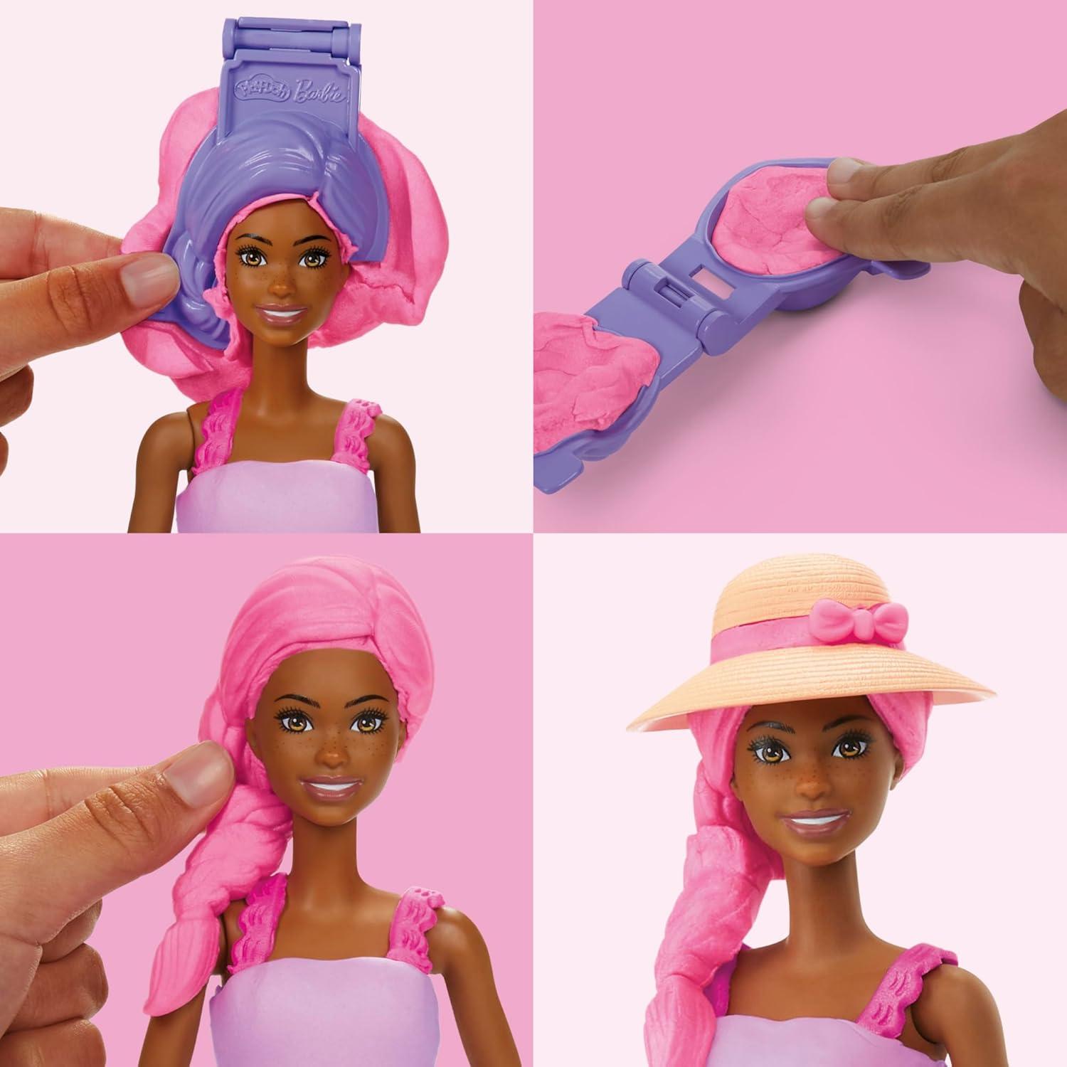 imagePlayDoh Barbie Garden Party Designer Doll Make Doll Clothes with Modeling Compound ampamp 10 Fashion Accessories Arts ampamp Crafts for Girls ampamp Boys 5 Amazon Exclusive