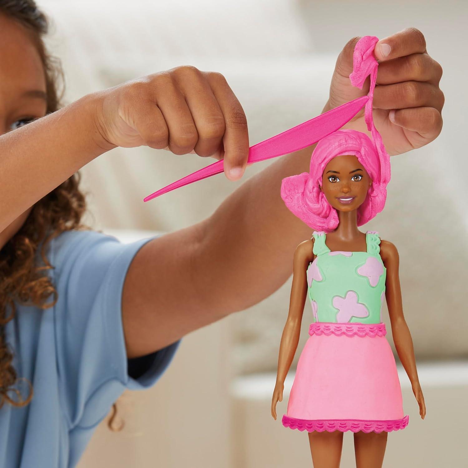 imagePlayDoh Barbie Garden Party Designer Doll Make Doll Clothes with Modeling Compound ampamp 10 Fashion Accessories Arts ampamp Crafts for Girls ampamp Boys 5 Amazon Exclusive