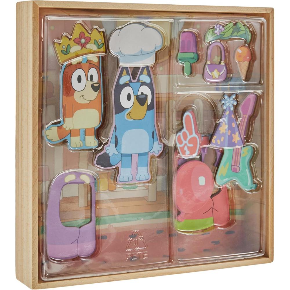 imageBarbie DIY Magnetic Play Set 75 Pieces 3 Magnetic Dolls Crafts for Kids Ages 48 4 Year Old Girl Birthday Gifts Girl Toys Cute Travel Toy Fun Airplane Activities Pretend Play for GirlsBluey House Project