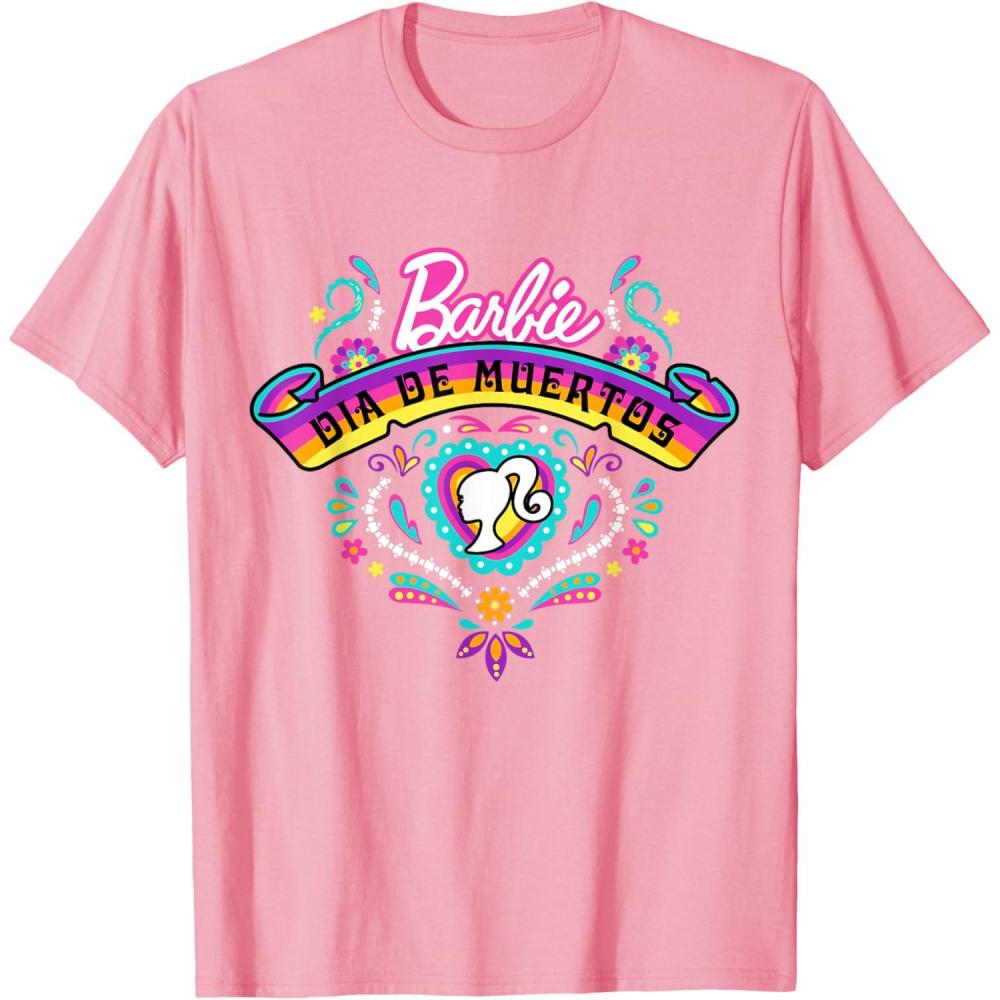 imageBarbie Da De Muertos Remember and Celebrate TShirtPink