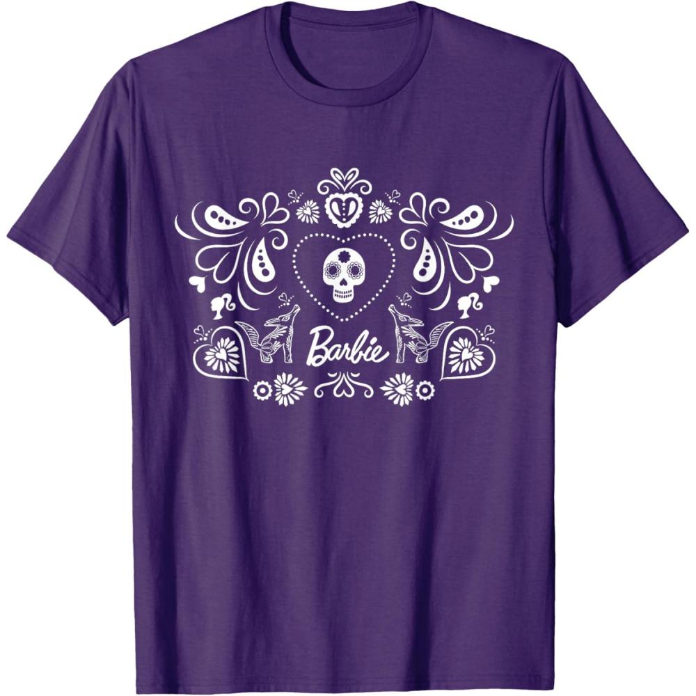 imageBarbie Da De Muertos TShirtPurple
