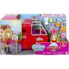 imageBarbie Chelsea Can Be Doll ampamp Toy Fire Truck Playset with Blonde Small Doll 2 Pets ampamp 15 Acessories Open for Fire StationSingle