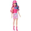 imageBarbie Color Reveal Fashion Doll ampamp Accessories with 6 Surprises Disco Star Series with Metallic Shine ampamp ColorChange Bodice Styles May Vary