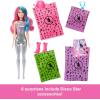 imageBarbie Color Reveal Fashion Doll ampamp Accessories with 6 Surprises Disco Star Series with Metallic Shine ampamp ColorChange Bodice Styles May Vary