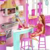 imageBarbie Doll ampamp Playset Cook n Grill Restaurant with Pizza Oven ampamp 30 Pieces Including Furniture ampamp Kitchen Accessories