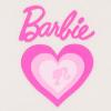 imageBarbie Girls Casual Stretch Dress 2Pack Graphic Print Logo  Set of Short Sleeve Summer Dresses for KidsCreamLight Pink