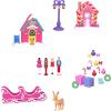 imageBarbie Mini Land Collectible Advent Calendar with 15Inch Dolls ampamp 24 Days of Surprises Winter Village Play Areas for Storytelling FunMini Barbieland