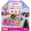 imageBarbie Mini Land Collectible Advent Calendar with 15Inch Dolls ampamp 24 Days of Surprises Winter Village Play Areas for Storytelling FunMini Barbieland