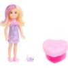 imageBarbie Party Unboxed Doll ampamp Accessories Glam Party Series with 10 Surprises Including ColorChange Red Sparkle DollPink