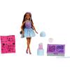 imageBarbie Party Unboxed Doll ampamp Accessories Glam Party Series with 10 Surprises Including ColorChange Red Sparkle DollPurple