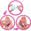 imageBarbie Party Unboxed Doll ampamp Accessories Glam Party Series with 10 Surprises Including ColorChange Red Sparkle DollPurple
