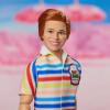imageBarbie The Movie Allan Collectible Doll Michael Cera as Allan with 2 Removable Movie Fashions Pink Jumpsuit Outfit ampamp Blue Striped Beach Set with Sunglasses