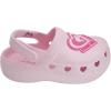 imageBarbie Toddler Girls Lightweight SlipOn Clogs  Adjustable Strap Summer Shoes for Kids  WaterFriendly Play SandalsLight Pink Glitter WBarbie Heart Patch