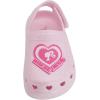 imageBarbie Toddler Girls Lightweight SlipOn Clogs  Adjustable Strap Summer Shoes for Kids  WaterFriendly Play SandalsLight Pink Glitter WBarbie Heart Patch