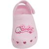 imageBarbie Toddler Girls Lightweight SlipOn Clogs  Adjustable Strap Summer Shoes for Kids  WaterFriendly Play SandalsLight Pink Glitter WBarbie Unicorn Patch