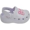 imageBarbie Toddler Girls Lightweight SlipOn Clogs  Adjustable Strap Summer Shoes for Kids  WaterFriendly Play SandalsWhite Glitter