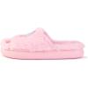 imageBarbie womens Cozy Xband ampamp Open Toe Faux Fur Memory Foam Indoor Outdoor Soled Slipper XsxlDouble B Heart