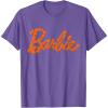 imageBarbie Da De Muertos Marigolds TShirtPurple Heather