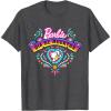 imageBarbie Da De Muertos Remember and Celebrate TShirtDark Heather Grey