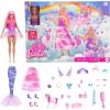 imageBarbie Mini Land Collectible Advent Calendar with 15Inch Dolls ampamp 24 Days of Surprises Winter Village Play Areas for Storytelling FunFantasy