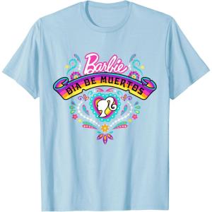imageBarbie Da De Muertos Remember and Celebrate TShirtBaby Blue