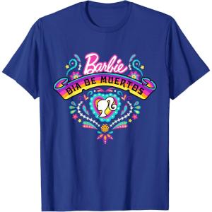 imageBarbie Da De Muertos Remember and Celebrate TShirtRoyal Blue