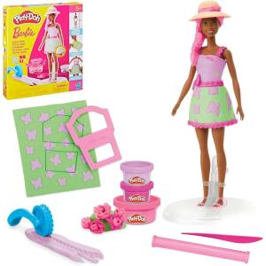 imagePlayDoh Barbie Garden Party Designer Doll Make Doll Clothes with Modeling Compound ampamp 10 Fashion Accessories Arts ampamp Crafts for Girls ampamp Boys 5 Amazon Exclusive