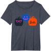 imageBarbie  Fashion Pumpkins TShirtHeather Blue