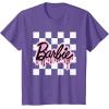 imageBarbie  Halloween Drip Logo TShirtPurple Heather