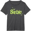 imageBarbie  Happy Halloween Bats TShirtDark Heather Grey