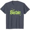 imageBarbie  Happy Halloween Bats TShirtHeather Blue
