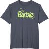 imageBarbie  Happy Halloween Bats TShirtHeather Blue