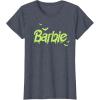 imageBarbie  Happy Halloween Bats TShirtHeather Blue