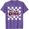 imageBarbie  Halloween Drip Logo TShirtPurple Heather