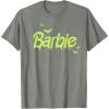 imageBarbie  Happy Halloween Bats TShirtOlive Heather