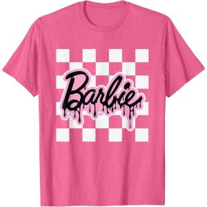 imageBarbie  Halloween Drip Logo TShirtPink Heather