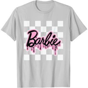 imageBarbie  Halloween Drip Logo TShirtSilver Grey