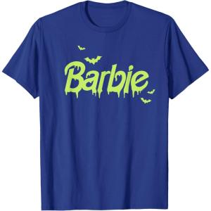 imageBarbie  Happy Halloween Bats TShirtRoyal Blue