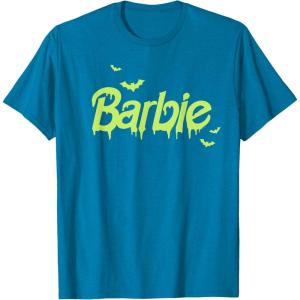 imageBarbie  Happy Halloween Bats TShirtSapphire Blue