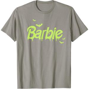 imageBarbie  Happy Halloween Bats TShirtSlate Grey